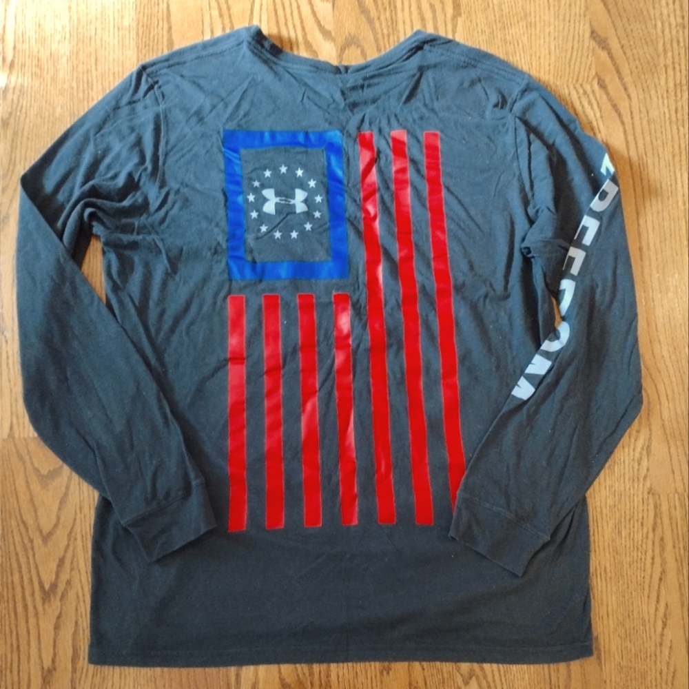 Under Armour American Flag Long Sleeve